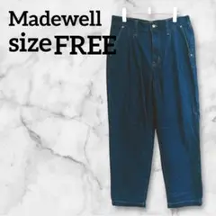 Madewell メイドウェル【FREE】ダークブルー デニムパンツ