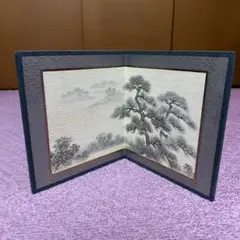 【ほぼ未使用品】和小物　日本小物　インテリア　屏風　日本　和室　日本画