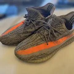 Yeezy Boost 350 V2 グレー/オレンジ