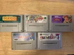 人気対戦スーパーファミコン ソフト 5本セット