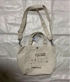 ポケモン　ピカチュウ　パモ　2way ショルダーバッグ