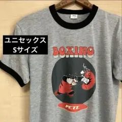 レア！新品ディズニーPETEピートリンガーTシャツユニセックスSサイズ グレー
