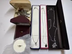 2 遺品整理　アクセサリー　金　ネックレス　指輪　昭和レトロ　ヴィンテージ　大量