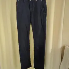 ダークブルー ストレートジーンズ 赤タグ付き