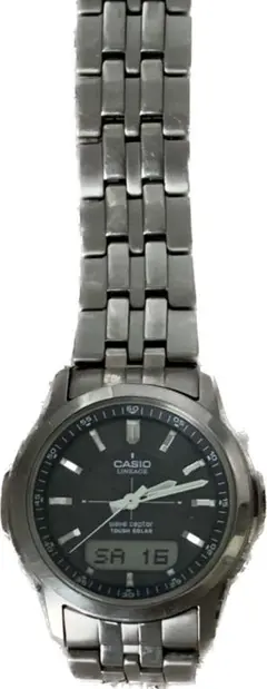 中古カシオチタン腕時計
