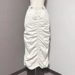 アズールバイマウジー ギャザー ナイロン スカート
