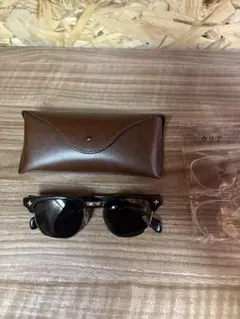 フォアモストforemost 富山 オリジナル　フリップアップ　メガネ ゴールド