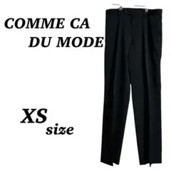 【COMME CA DU MODE】メンズ　テーパードパンツ　ブラック　黒
