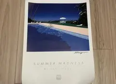 永井 博 直筆サイン入りポスター summer madness 大瀧 詠一
