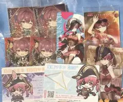 ホロライブ ウエハース カード シール グッズ 宝鐘マリン ウエハース開封済
