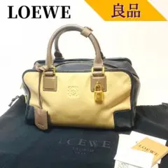 ★ロエベ★ レザー トリコロール アマソナ28 ハンドバッグ