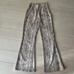 Darich ダーリッチ フレアパンツ パイソン柄 送料込み