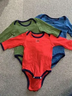 カラフルロンパース3枚セット