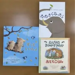 【絵本・3冊セット】 ずっといっしょ おおきくなったら どんなにきみがすきだか…