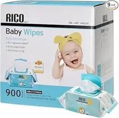 新品未開封 RICO 赤ちゃん用 おしりふき 900枚 コストコ