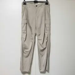 バジーレ28 レディース 大きいサイズ カーゴパンツ ベージュ サイズ15号