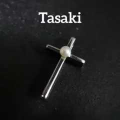 【匿名配送】タサキ 田崎 ペンダントトップ 真珠 十字架