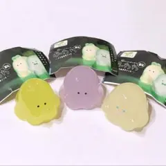 見かくにんせいぶつ　ふわわ　くりあますこっと　蓄光　3種セット　ガチャ