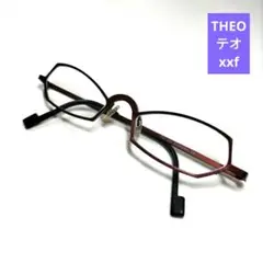 新品未使用 THEO テオ メガネ xxf デッドストック フォックスシェイプ