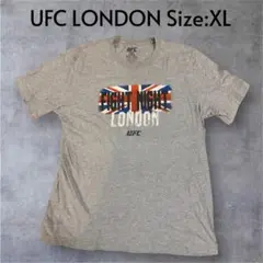 【日本未発売】UFC FIGHT NIGHT LONDON Tシャツ 灰 XL