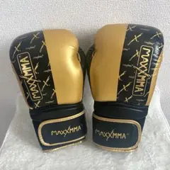 新品・未使用❤️MAXX MMA ボクシンググローブ 黒×金 スパーリング 練習用