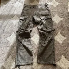 y2k ギミック カーゴ パンツ フレア archive vintage