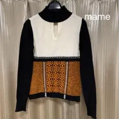 マメクロゴウチ ニットトップス