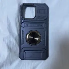 iPhone14Pro MAX ダークブルー スタンド付きケース　カード入ります
