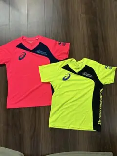 アシックス 陸上用シャツ 2色セット