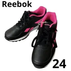 Reebokリーボックレディーススニーカーウォーキングシューズブラックピンク