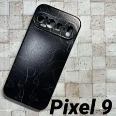 Pixel 9 ケース Pixel9 ピクセル カバー ソフト アート 黒 SY