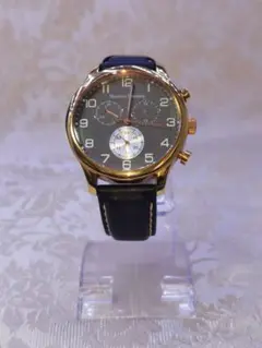 ✨ モーリスレノマ ✨ Maurice Renoma ブラックXゴールド　レザー