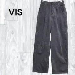 ビス　VIS ワイドパンツ サイズS 黒 綿100%