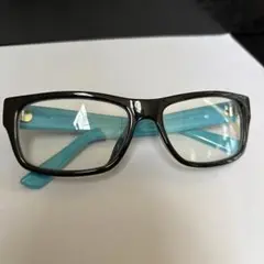 ブラックフライ Black Flys サングラス クリア メガネ 水色 キムタク