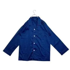 新品 タグ付き トップバリュー (XL) 長袖パジャマシャツ メンズ ネイビー