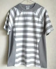adidas CLIMACOOL　 グレー/ホワイト メッシュ　Tシャツ