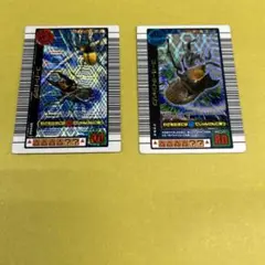 ムシキング／スーパーハヤテとスーパーダイシャリンの2枚セット