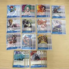 ワンピース カードゲーム 青デッキパーツ　セット売り　OP13
