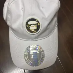 A BATHING APE ベースボールキャップ ホワイト