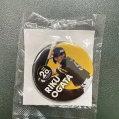 ソフトバンクホークス　緒方理貢選手 缶バッジ