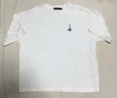 RAGEBLUE レイジブルー　ビッグシルエット　白　Tシャツ　ワンポイント