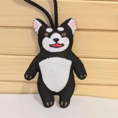 フェルトチャーム☆いかつい顔の犬