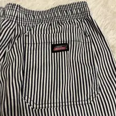 Dickiesメンズストライプグレーイージーテーパード リラックスシェフパンツ