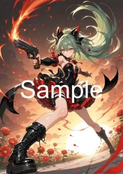 A4サイズアートポスター 1点もの 美女ポスター最高品質 D-ZG-２６