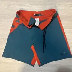 美品 OAKLEY 水着 オレンジ/ターコイズ US 28 JP 30