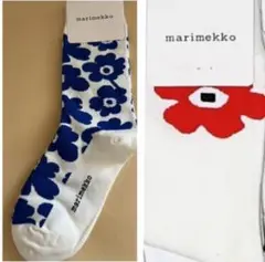 新品未使用　マリメッコ marimekko ソックス 靴下　2足