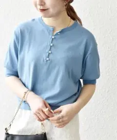 SHIPS anyビジュー ニット プルオーバー