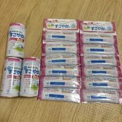 【新品未開封】すこやか 液体ミルク3本 200ml 粉ミルク12本 50ml