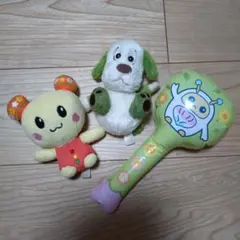 わんわん　うーたん　ぬいぐるみ　　2個セット＋ファンターネ