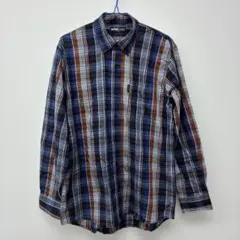MICHIKO LONDON チェック柄シャツ　Ｌ　ラ25